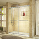 Charisma Bypass Sliding Shower Door 36"x60" Base, Chrome, Left Drain