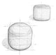 Bayley Round Braided Pouf