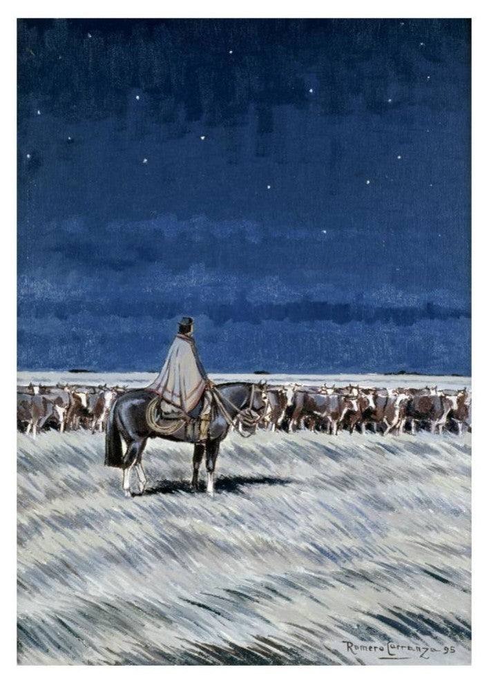 "The Night" Digital Paper Print by Fernando Romero Carranza, 23"x32"