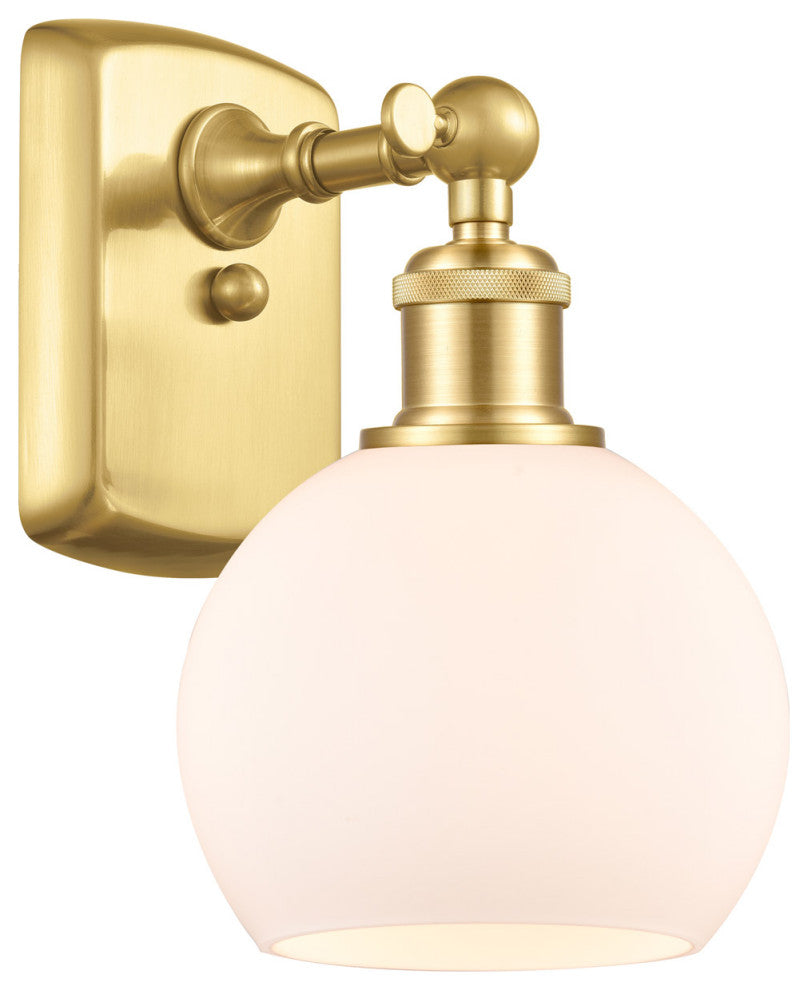 Innovations 516-1W-SG-G121-6-LED 1-Light Sconce, Satin Gold