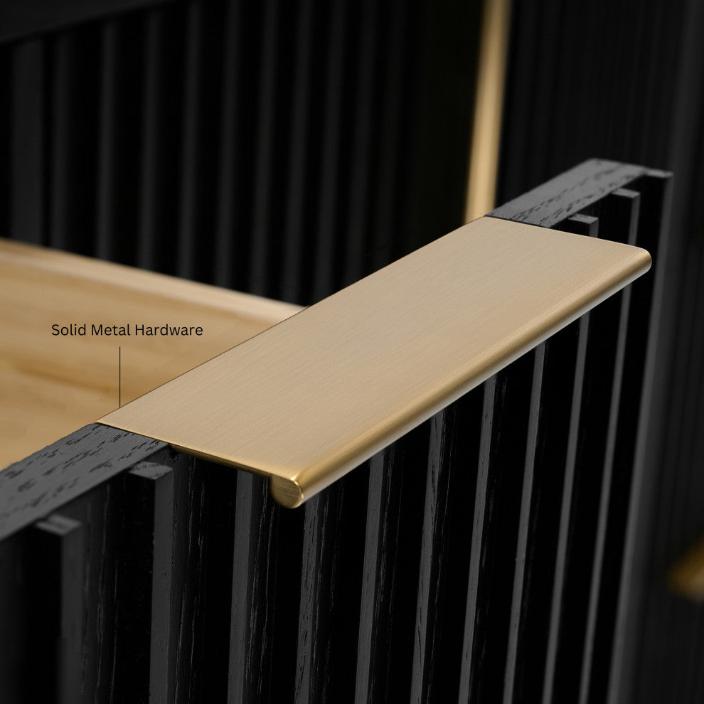 Turlington Bath Vanity Set, Black Oak, 36"