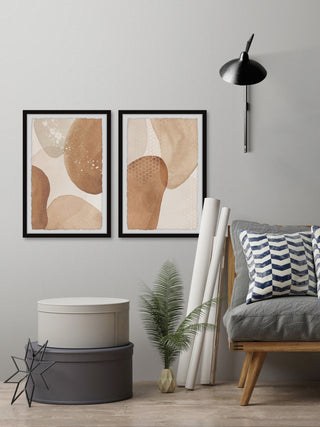 Healing Reaction Diptych, 2-Piece Set, 24x36 Panels