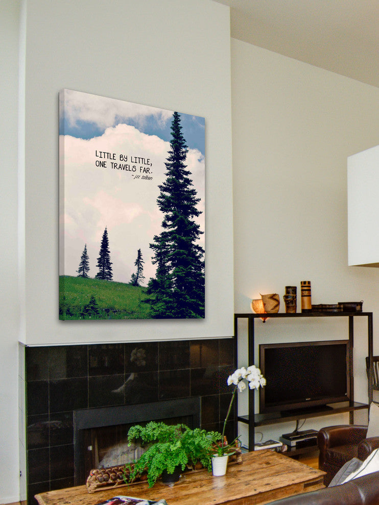 "Little by Little" Painting Print on Wrapped Canvas