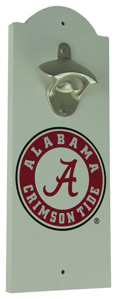 Licensed University of Alabama Crimson Tide Wall Mounted Bottle Opener
