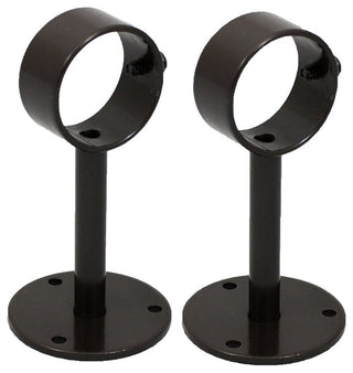 Ceiling/Wall Bracket for 1 1/8" Rod, Bronze, Set of 2