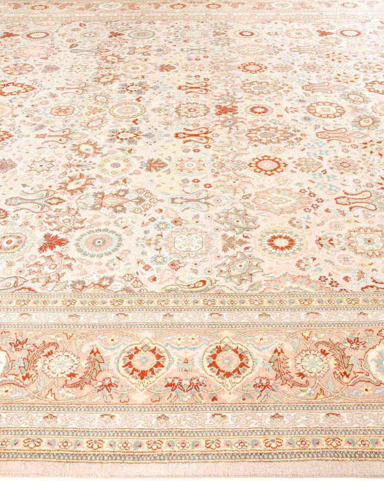 Mogul, One-of-a-Kind Hand-Knotted Area Rug Beige, 9' 2" x 12' 3"