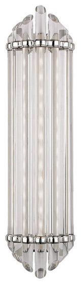 Albion, LED, Fourteen Light Bath and Vanity, Polished Nickel Finish, Clear Glass