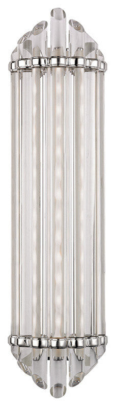 Albion, LED, Fourteen Light Bath and Vanity, Polished Nickel Finish, Clear Glass