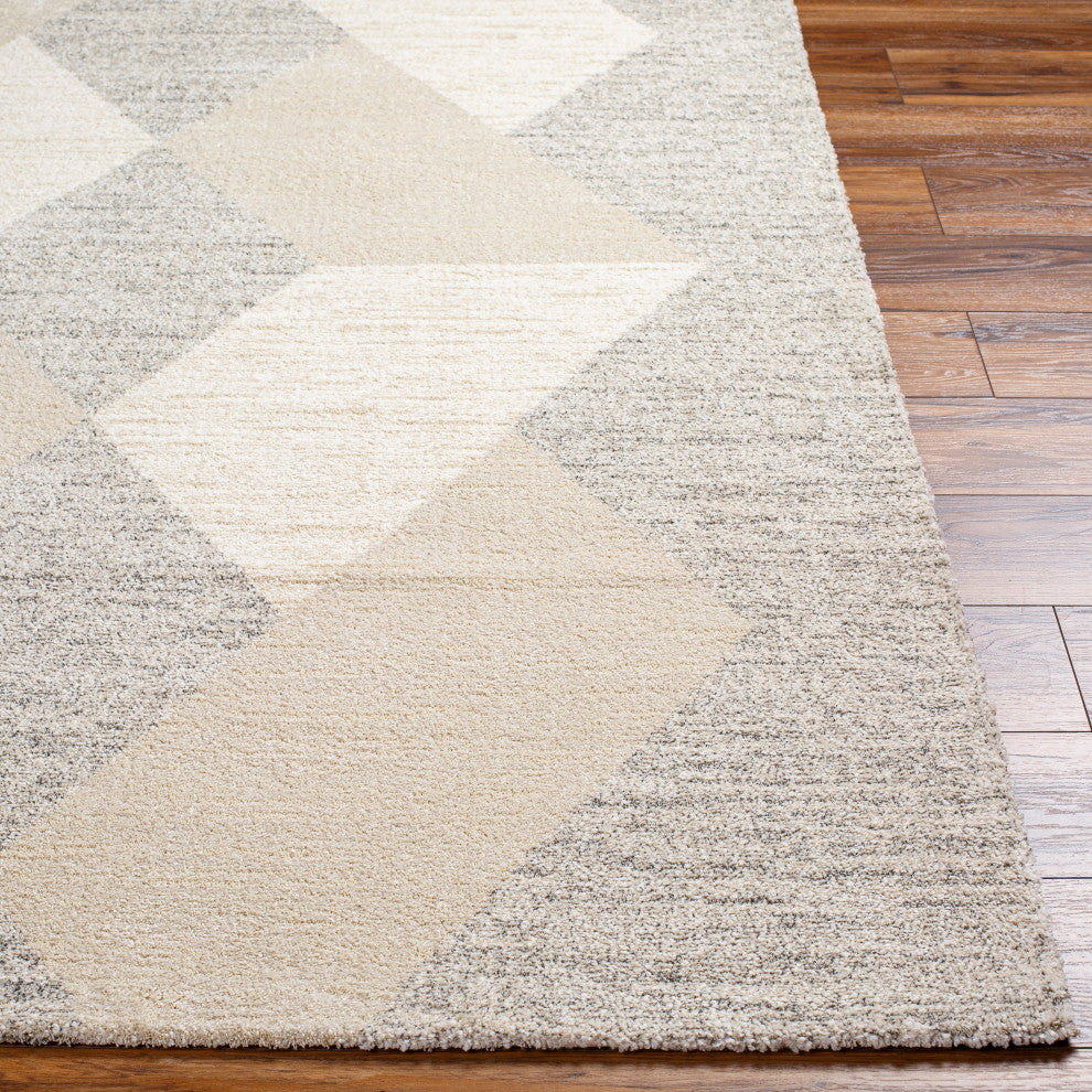 Surya Gavic GVC-2316 Machine Woven Area Rug, Ivory, 4'3" x 5'11"