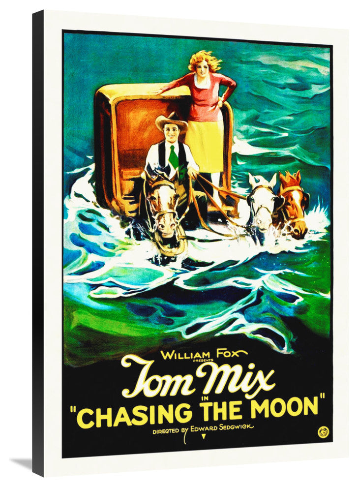 "Tom Mix, Chasing The Moon, 1920" Canvas by Hollywood Photo Archive, 24x36"