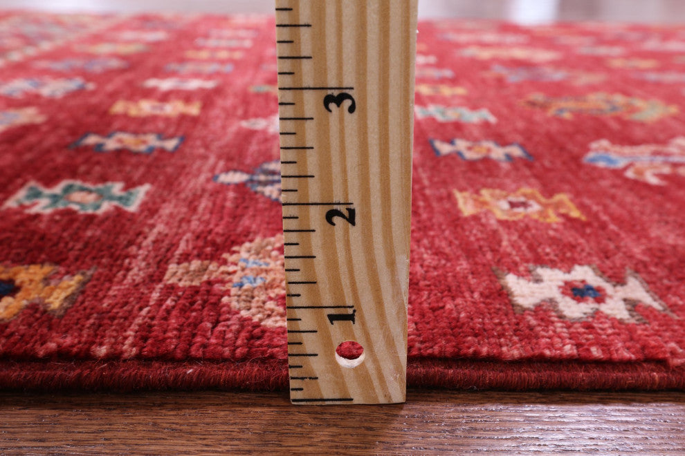 Runner Super Kazak Khorjin Hand Knotted Rug 2' 11" X 15' 8" Q7807