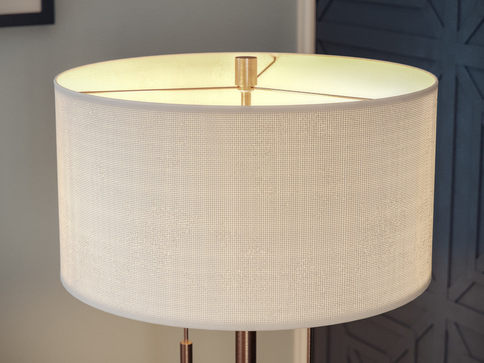 Kenroy 21404AB 2-Light Table Lamp, Stowe