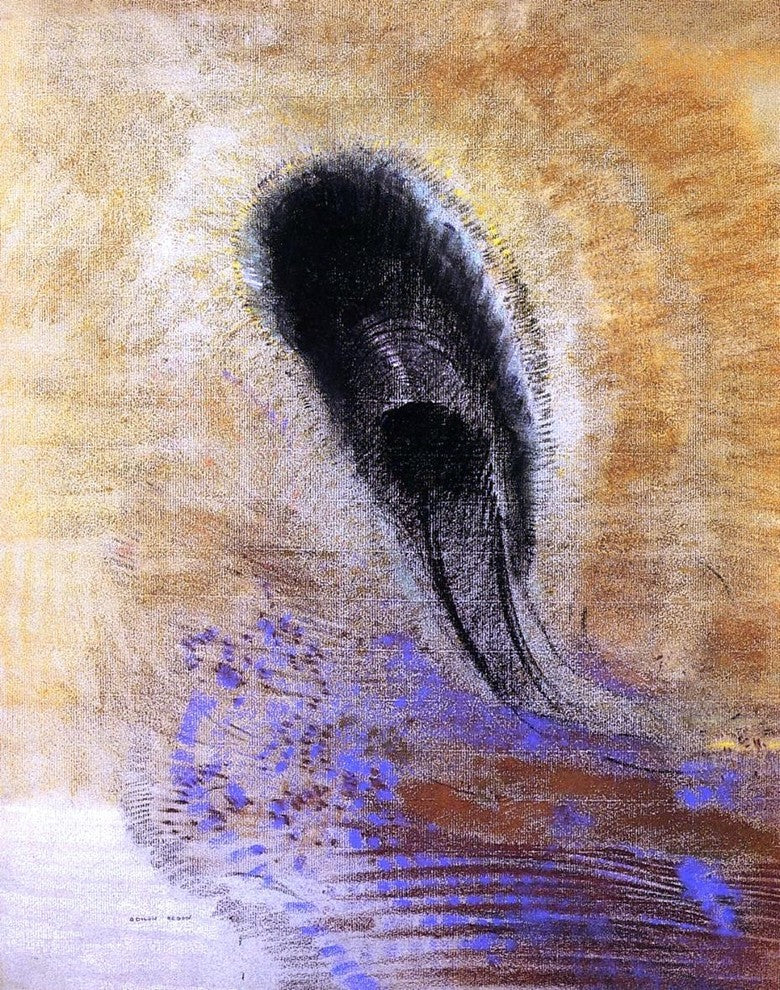 Odilon Redon Underwater Vision, 20"x25" Wall Decal