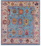 Turkish Oushak Hand Knotted Wool Rug 8' 3" X 9' 8" - Q16125