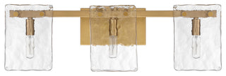 Genry 3-Light Bathroom Vanity Light, Warm Brass