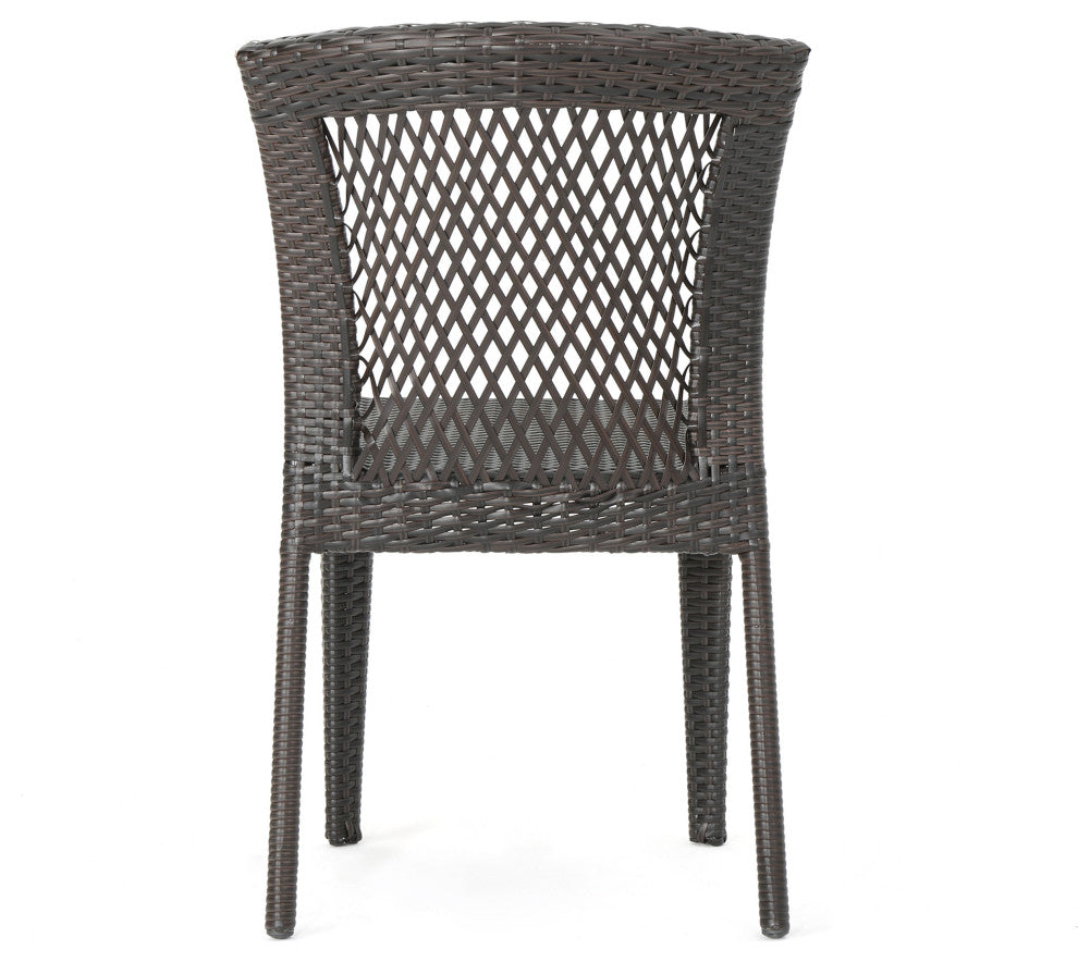 GDF Studio Dana Point Outdoor Wicker Chairs, Set of 2