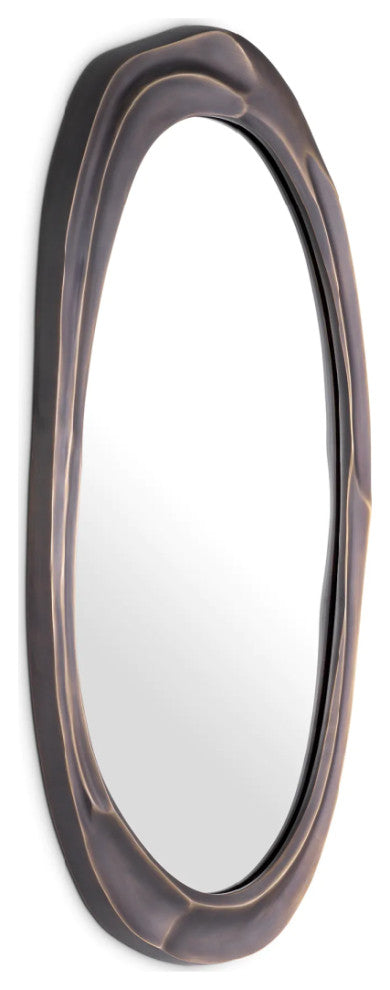 Organic Bronze Framed Mirror | Eichholtz Karma, Medium
