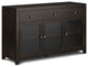 Cosmopolitan Solid Wood Sideboard Buffet, Mahogany