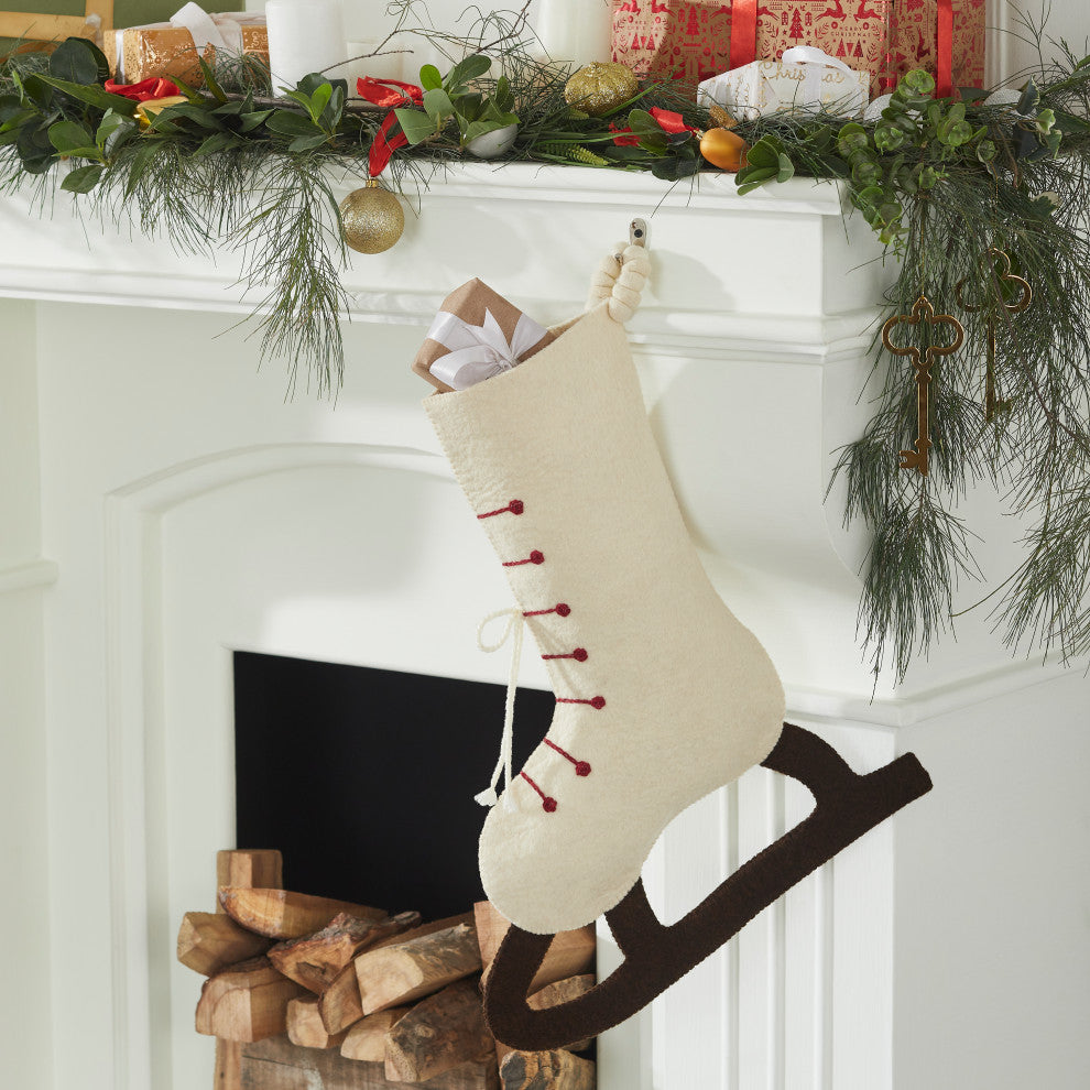 Handmade Skate Christmas Stocking