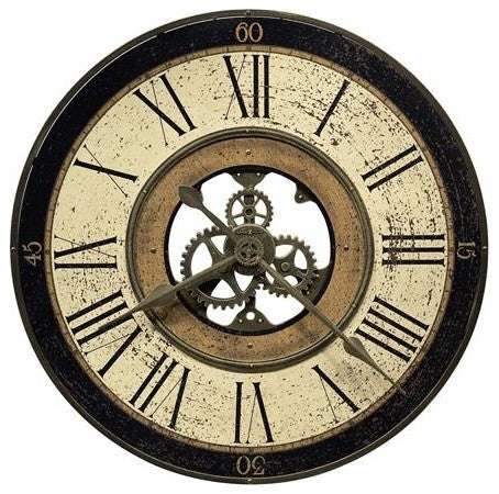 Howard Miller Brass Works Clock