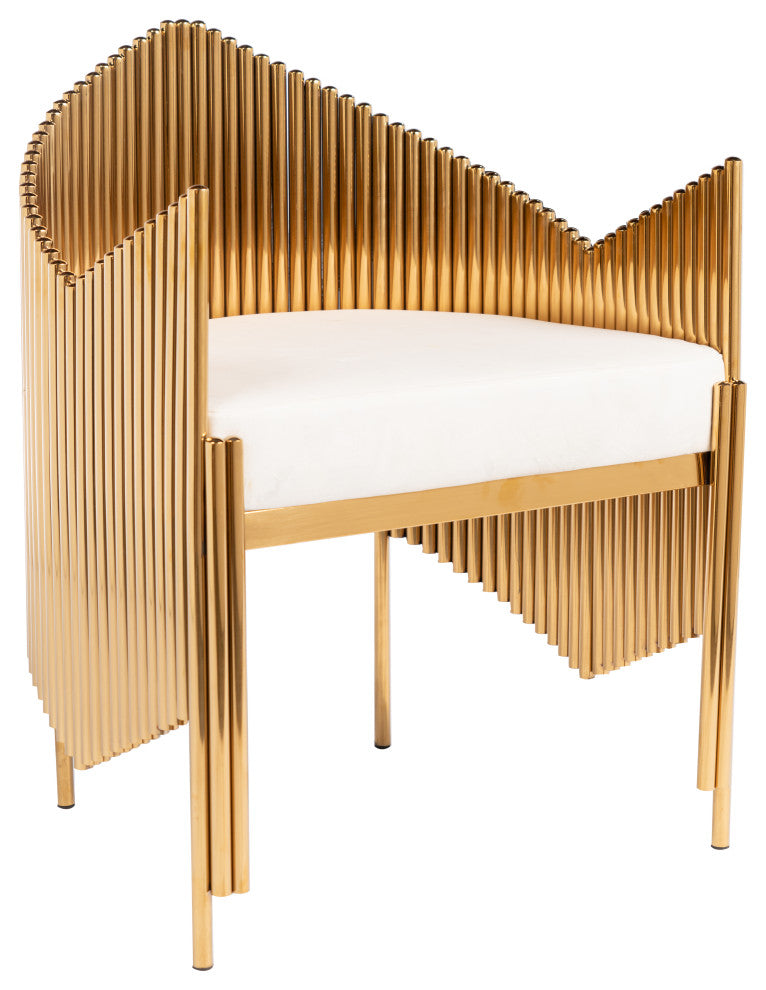 Crespo Gold Accent Chair
