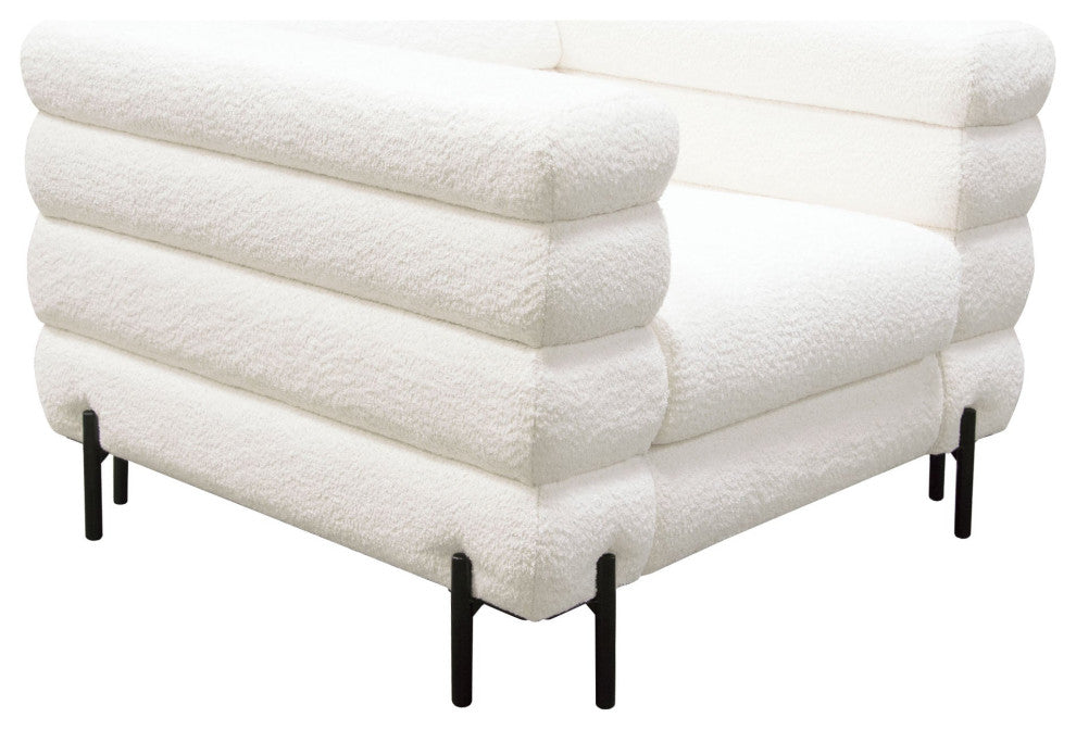 Vox Tufted Chair, White