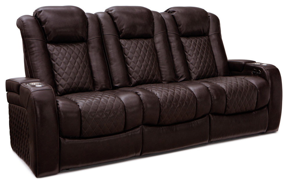 Seatcraft Headline Home Theater Seating, Brown, Sofa and Loveseat