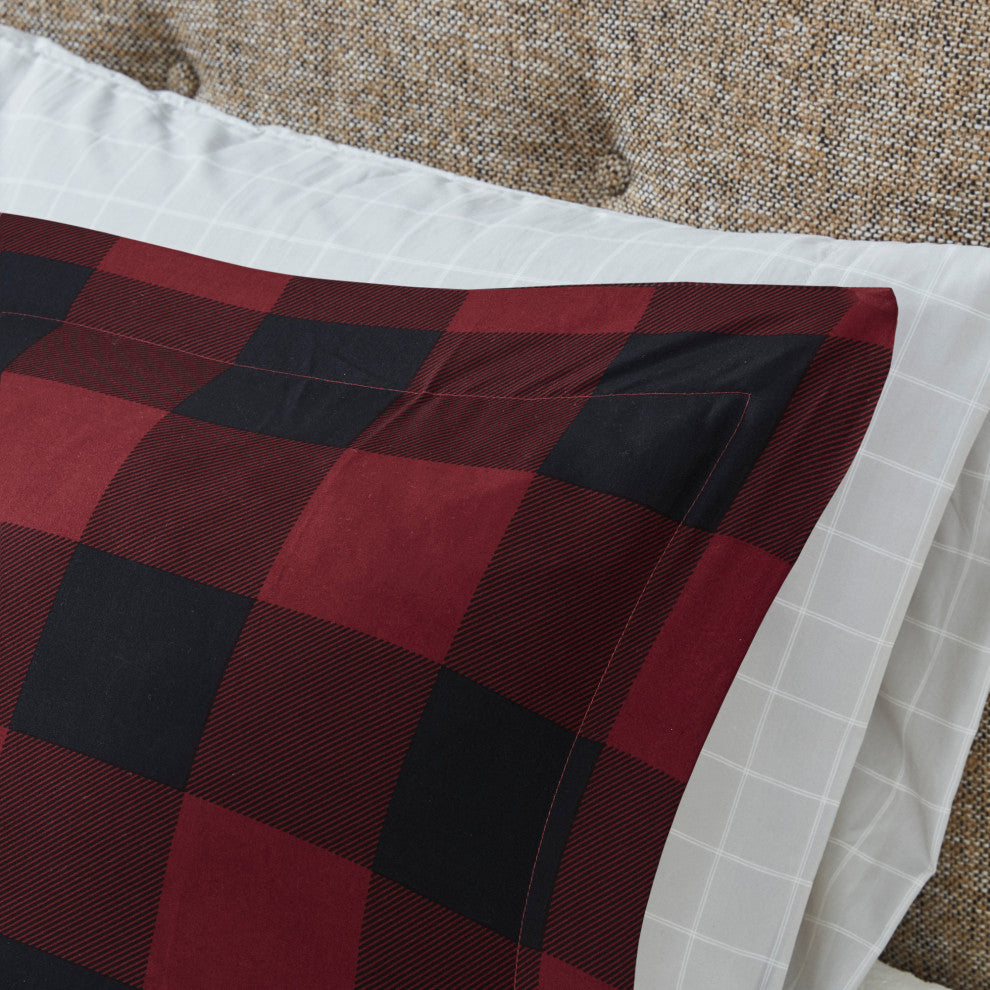 Madison Park Essentials 6 Piece Reversible Comforter Set Bed Sheets, Twin