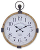 Wall Clock 30.5"Dx34"H MDF/Wood