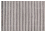 Enza Home Pagani 60" x 96" Contemporary Polypropylene Fabric Rug in Gray/Black