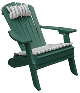 Poly Folding and Reclining Adirondack Chair, Turf Green