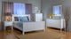 Cottage Panel Bed With High Footboard, Coastal White, Queen