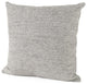 Stone Gray Basket Weave AccentThrow Pillow