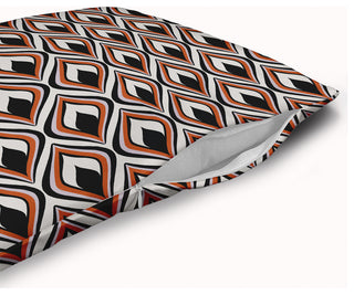 Feathers Accent Pillow With Removable Insert, Black, 26"x26"