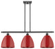 Innovations 516-3I-OB-MBD-9-RD-LED 3 Light Island Light, Oil Rubbed Bronze