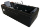 Whirlpool Bathtub Black 70"x33" Hot Tub Double Pump 2 Persons, Marylin