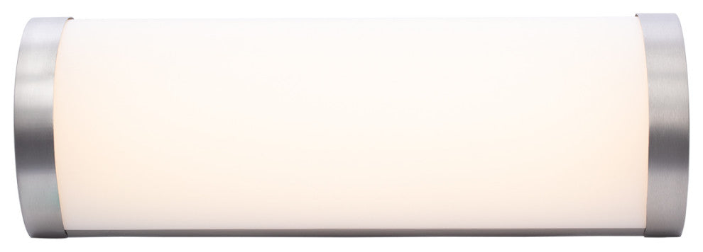 Fuse LED Energy Star Bathroom Vanity and Wall Light, Brushed Nickel