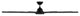 Hydra 96" Indoor/Outdoor 8-Blade Smart Ceiling Fan, Matte Black, 3000K Light Kit