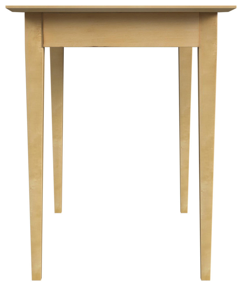 Caelynn 48" Natural Wood Shaker Writing Desk