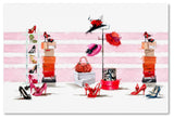 The Macneil Studio 'Shoes and Hats' Canvas Art, 47"x30"