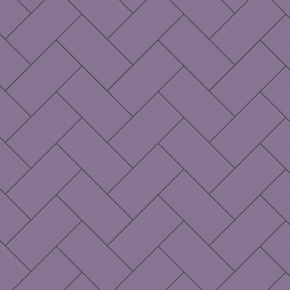 Projectos Matte Ceramic Floor and Wall Tile, Violet Purple