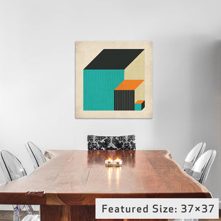 "Cubes XI" by Jazzberry Blue, 18x18x1.5