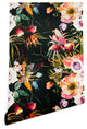 Deny Designs Marta Barragan Camarasa Garden Bouquets Wallpaper, Black, 2'x8'