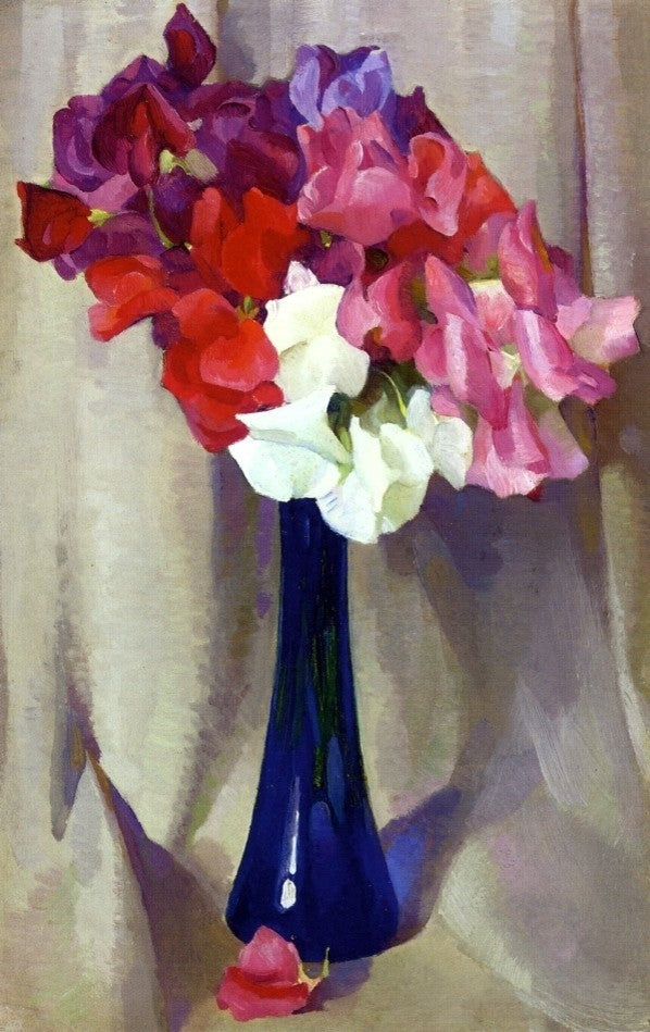 W Herbert Dunton Sweetpea, 18"x27" Wall Decal Print