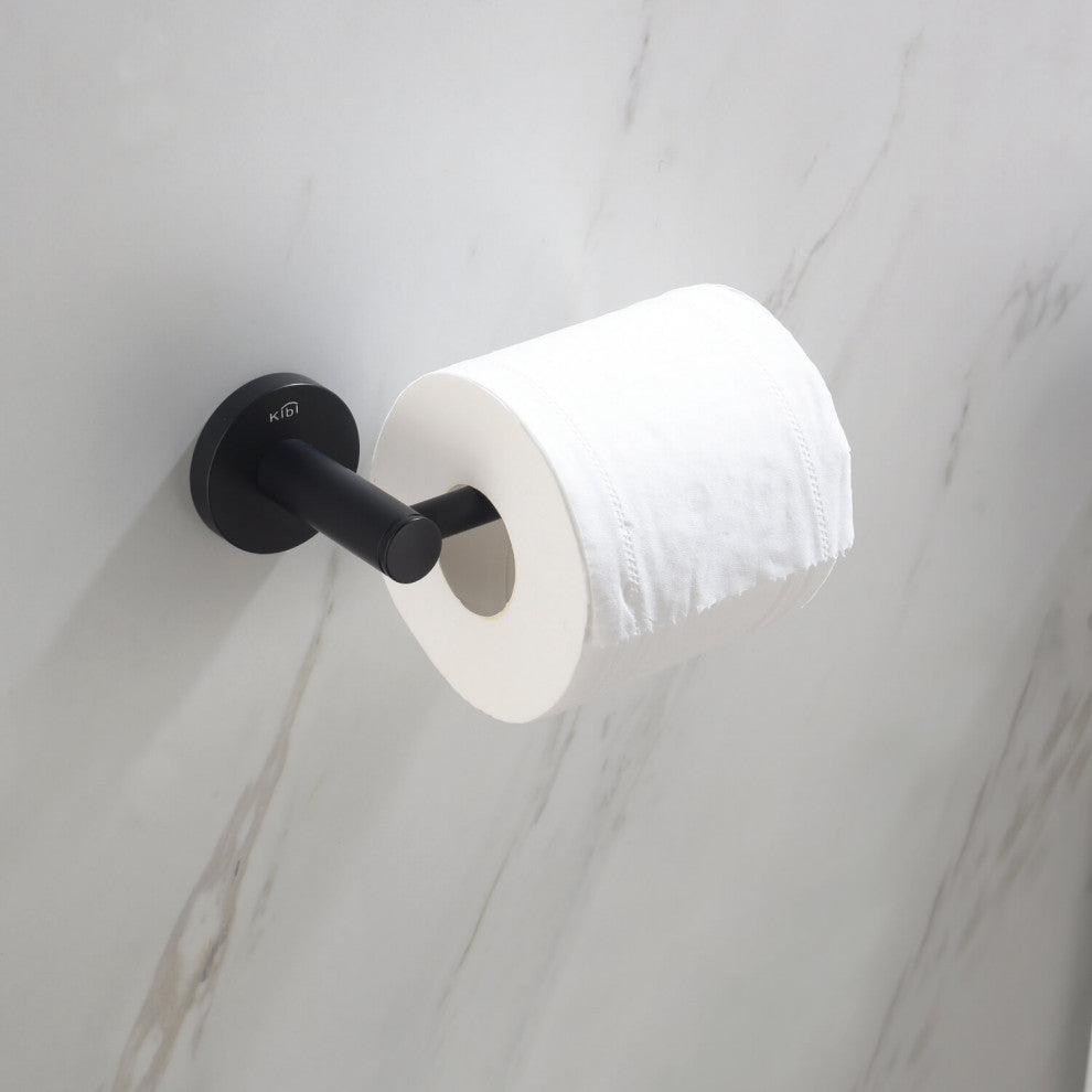 Circular Bathroom Tissue Holder KBA1402, Matte Black