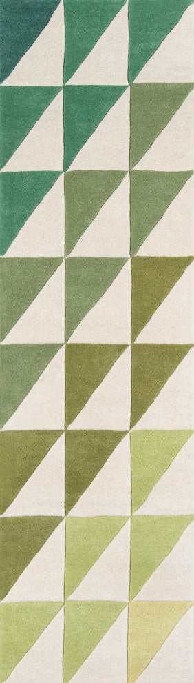 Rug Novogratz Delmar, DEL-6, Lime, 2'3"x8' Runner, 36400