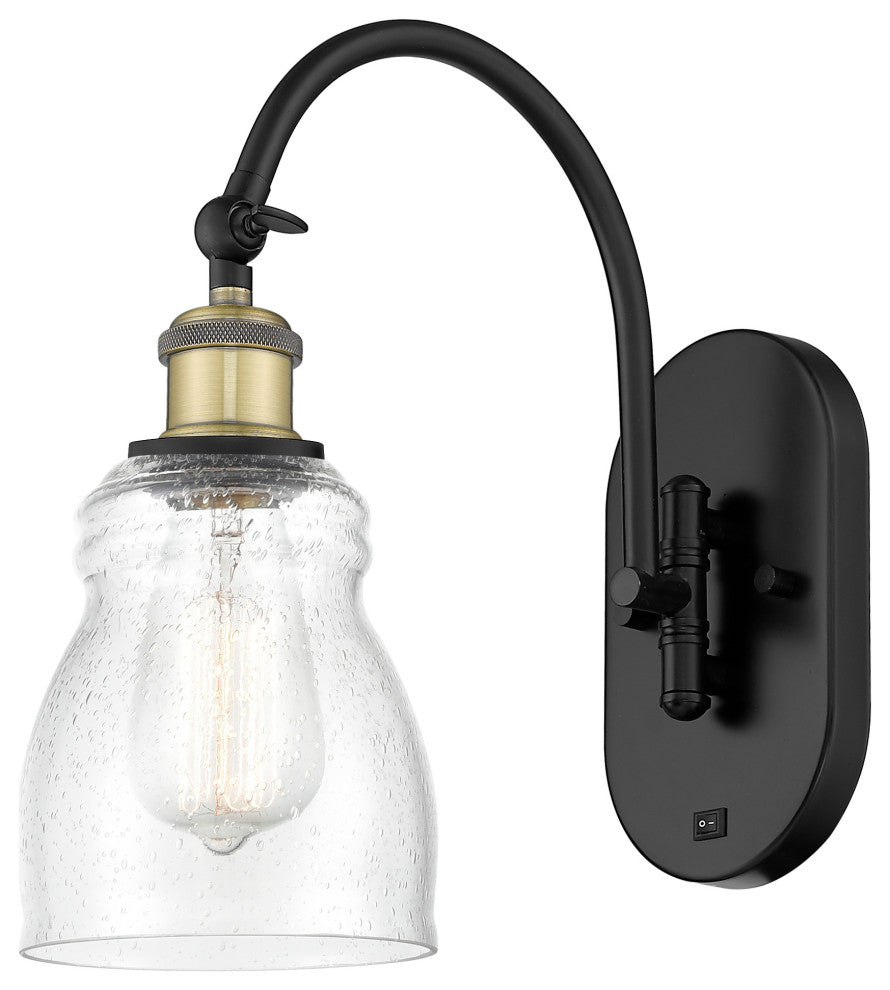 Innovations 518-1W-BAB-G394 1-Light Sconce, Black Antique Brass