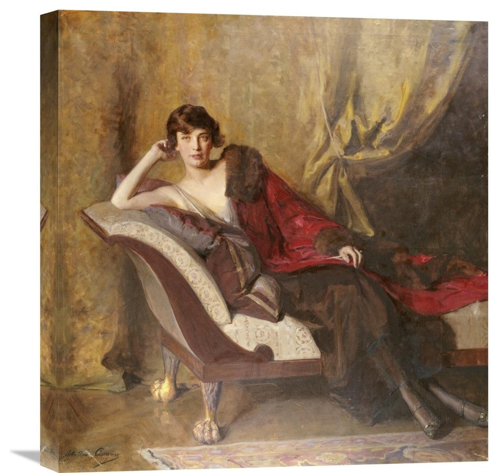 "Portrait of Countess Michael Karolyi" Artwork, 20" x 22"
