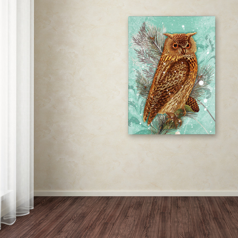 Tina Lavoie 'Snowy Owl' Canvas Art, 18" x 24"