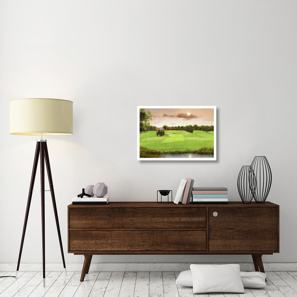 "Bethpage Black" Digital Paper Print by Diane Romanello, 32"x22"